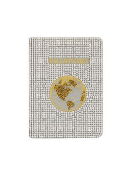 Judith Leiber Couture Women's Leather & Crystal Passport Holder