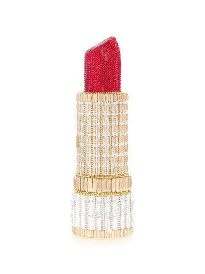 Judith Leiber Couture Women's Lipstick Seductress Crystal Clutch