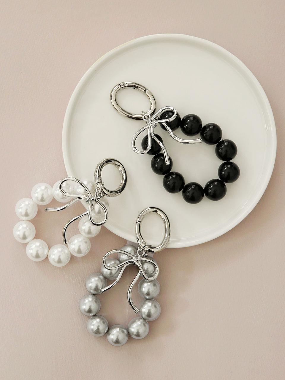 JUDY AND PAUL Ballet Core Big Ribbon Accent Keyring