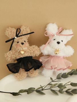 JUDY AND PAUL Bear Bear Animal Doll Key Ring