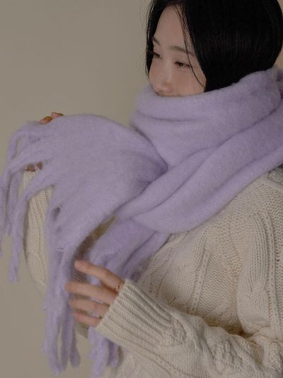 JUDY AND PAUL Cozy Oversized Ultra-soft Muffler