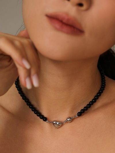 JUDY AND PAUL EDEN HEART POINT MAGNET Necklace