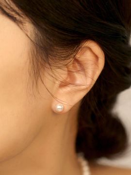 JUDY AND PAUL French Swarovski Pearl Earrings