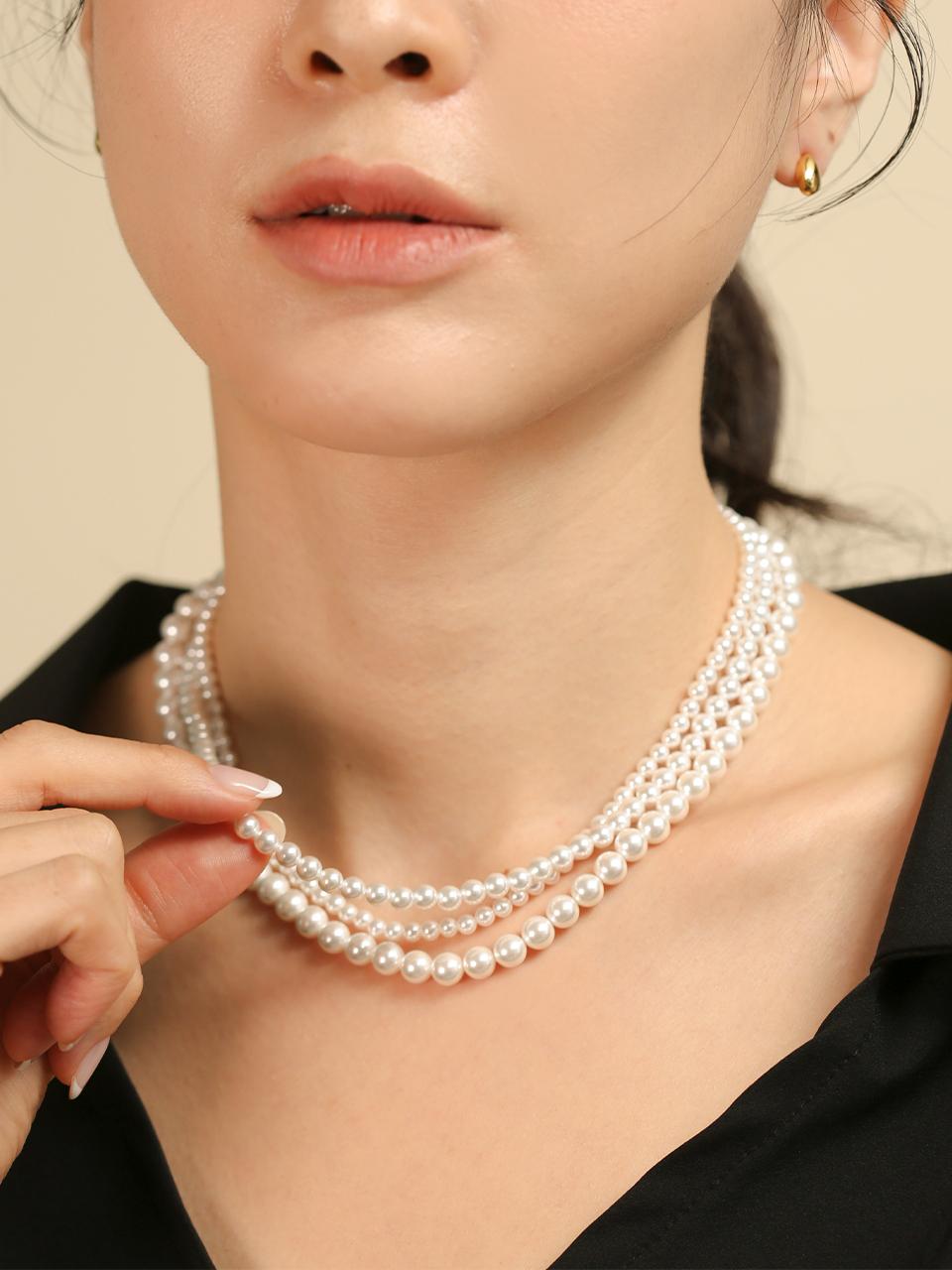 JUDY AND PAUL Judy Daily Longchain Pearl Necklace