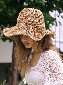 JUDY AND PAUL NEEVE Ribbon Floppy Bucket Hat