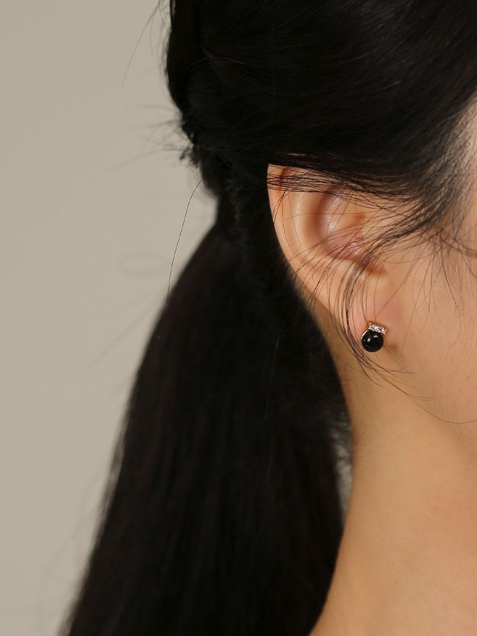 JUDY AND PAUL Phillies Natural Stone Crystal Accent Earrings