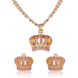 Juicy Couture Juicy Couture Crown Pendant Necklace & Stud Earrings Set