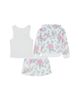 Juicy Couture Juicy Couture Girls' French Terry Zip Hoodie, Tank Top & Shorts Set - 2