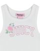 Juicy Couture Juicy Couture Girls' French Terry Zip Hoodie, Tank Top & Shorts Set - 4