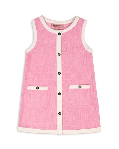 Juicy Couture Juicy Couture Girls' Jacquard Embossed Loop Terry Dress