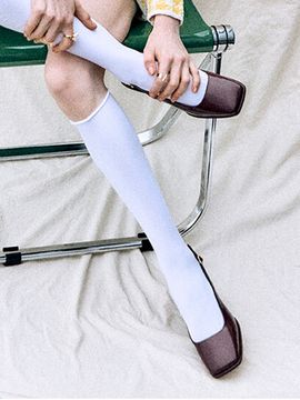 JUJUVI Doli Slingback Pumps (Wine)