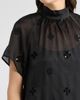 Julia Jordan Julia Jordan Floral-Embroidered Mock-Neck Minidress - 4