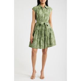 Julia Jordan Julia Jordan Floral Cap Sleeve Shirt Dress