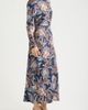 Julia Jordan Julia Jordan Floral Long Sleeve Velvet Midi Dress - 3