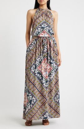 Julia Jordan Julia Jordan Halter Maxi Dress