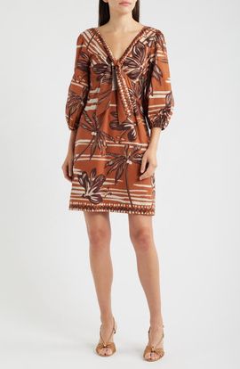 Julia Jordan Julia Jordan Knotted Tie Minidress