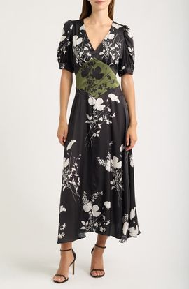 Julia Jordan Julia Jordan Mixed Print Floral Dress