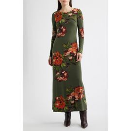 Julia Jordan Julia Jordan Placed Floral Long Sleeve Dress