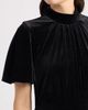 Julia Jordan Julia Jordan Tie Neck Flutter Sleeve Glitter Velvet Gown - 4