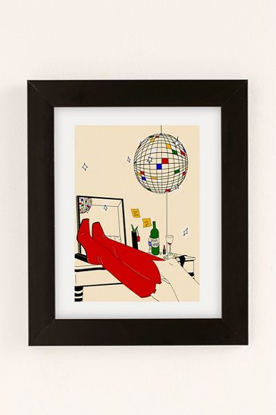 Juliana Kokolari Juliana Kokolari on my way Art Print in Black Matte Frame at Urban Outfitters