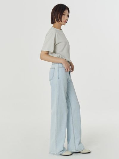 JULIAPEPE Classic Cotton Wide Fit Pants [Blue]
