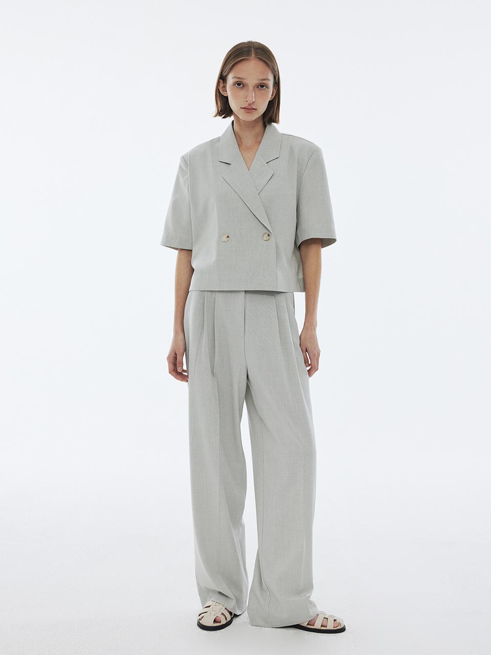 JULIAPEPE SET Uniquely Summer Crop Blazer
