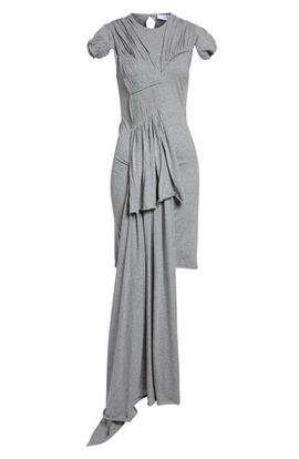 JULIE KEGELS JULIE KEGELS Draped Cotton Jersey Dress