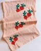 Julie Peach Julie Peach Block Printed Beets Table Runner in Pink at Urban Outfitters - 1