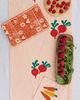 Julie Peach Julie Peach Block Printed Beets Table Runner in Pink at Urban Outfitters - 4