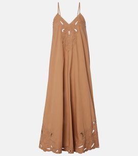 Juliet Dunn Juliet Dunn Broderie anglaise cotton slip dress