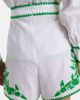 Juliet Dunn Juliet Dunn Embroidered cotton and linen shorts - 4