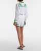 Juliet Dunn Juliet Dunn Embroidered cotton and linen shorts - 5