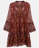 Juliet Dunn Juliet Dunn Sequined cotton minidress - 1