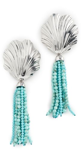 Julietta Julietta Aria Earrings Silver/Turquoise One