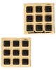 Julietta Julietta Delilah Earrings Gold/Black One - 1