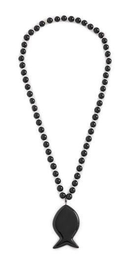 Julietta Julietta Fish Necklace Black One