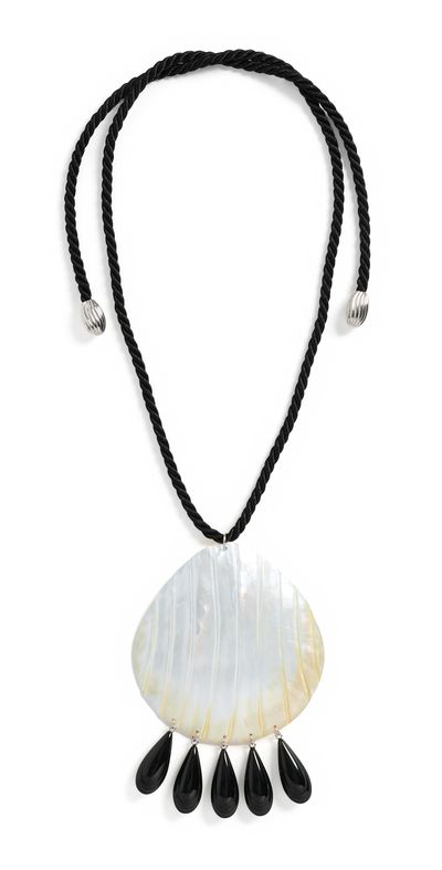 Julietta Julietta Iris Necklace Black/Pearl One