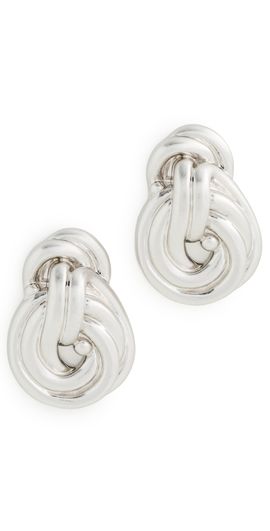 Julietta Julietta Knot Earrings Silver One