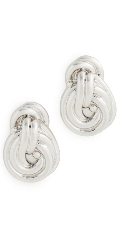 Julietta Julietta Knot Earrings Silver One