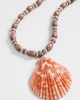 Julietta Julietta Marea Shell Necklace Brown/Orange One - 2