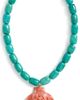 Julietta Julietta Verti Necklace Turquoise Green/Orange One - 1