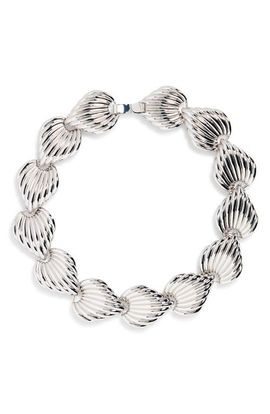 Julietta Julietta x Cassetto JC2 Rhodium Plate Collar Necklace