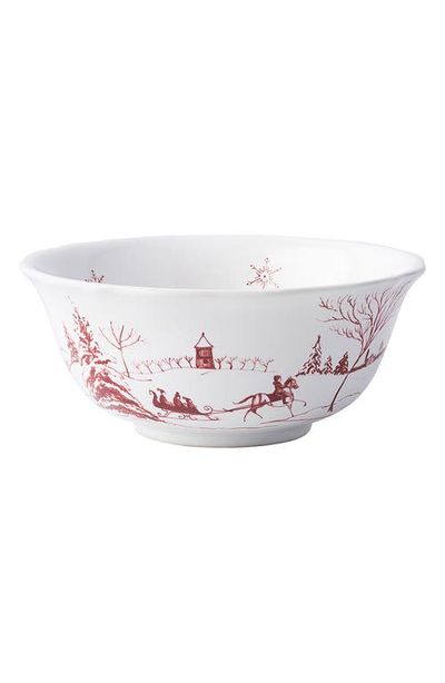 Juliska Juliska Country Estate Winter Frolic Ruby Cereal/Ice Cream Bowl 