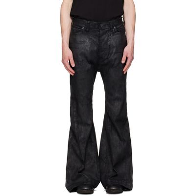 Julius Julius Black Coated Jet Jeans