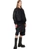 Julius Julius Black Coated Tactical Kite Denim Shorts - 4