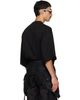 Julius Julius Black Cotton Back Satin Cargo Belt Rig - 3