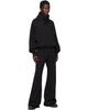 Julius Julius Black Cotton Dry Flared Sweatpants - 4