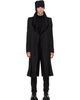 Julius Julius Black Covered Neck Coat - 1