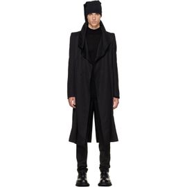 Julius Julius Black Covered Neck Coat
