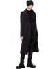 Julius Julius Black Covered Neck Coat - 4